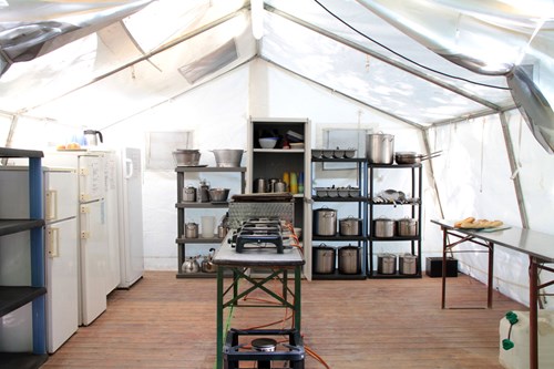 Horizonte Zeltcamp Küchenzelt