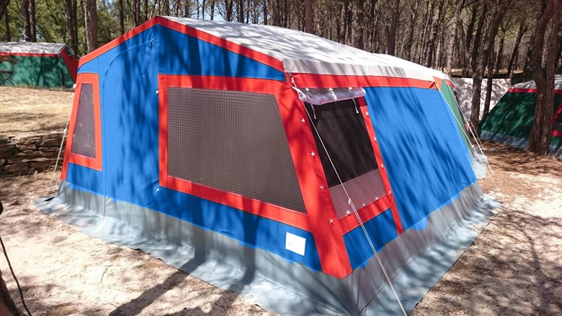 Bild: Neue Zelte für die HORIZONTE-Camps